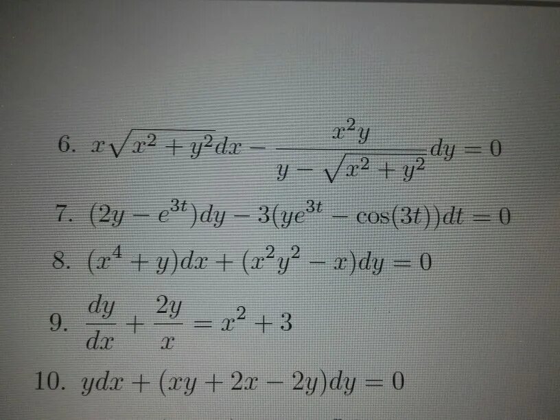 X^2dy=-YDX. YDX-2xdy 2y 4dy. (X+1)dy=YDX. X^2+Y^2+YDX-XDY=0. Xy 2x 0