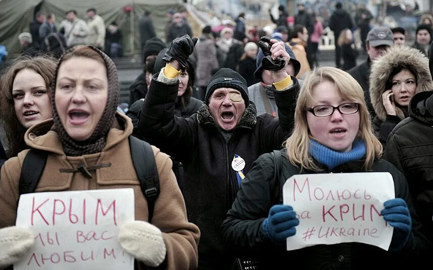 Последние новости войны между россией и украиной. Митинг Украина.