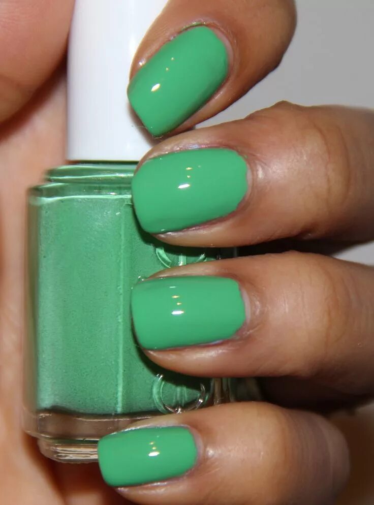 This green is nice!! Green nails, Nail polish, Green nail polish