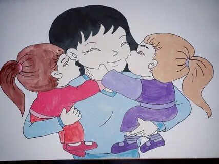Мама первое слово рисунок