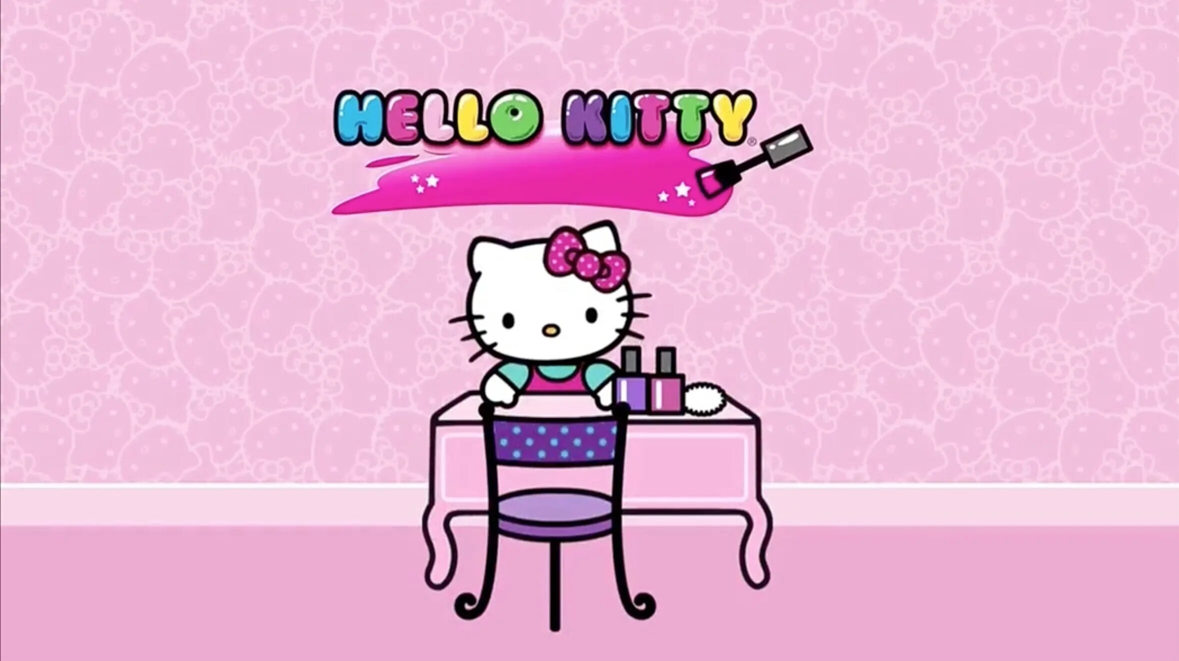 Салон хеллоу. Nail Salon Хеллоу Китти. Маникюрный салон hello Kitty игра. Игра Хелло Китти. Маникюр салон игра Хеллоу Китти.