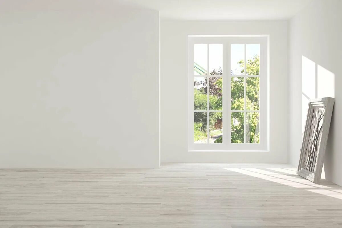 Картинки белого пола. Интерьер без мебели. Белая комната с окном. Белая комната пустая. Пустая комната с белыми стенами.