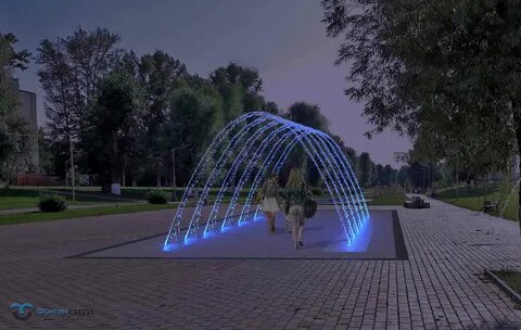 Пешеходный фонтан