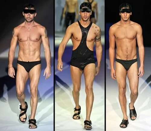 Emporio Armani Swimwear man. Мужская пляжная мода. Модные купальники для мужчин.