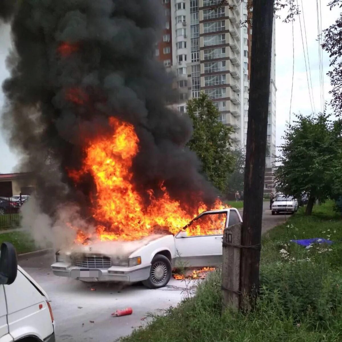 Пожар в Минске. Минск загорелся.