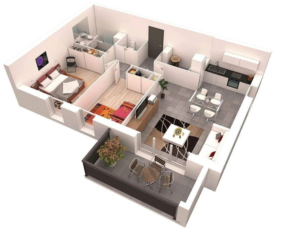Floorplan 3d проекты. 3д планировка трешка. Проект квартиры. Красивые планировки квартир.