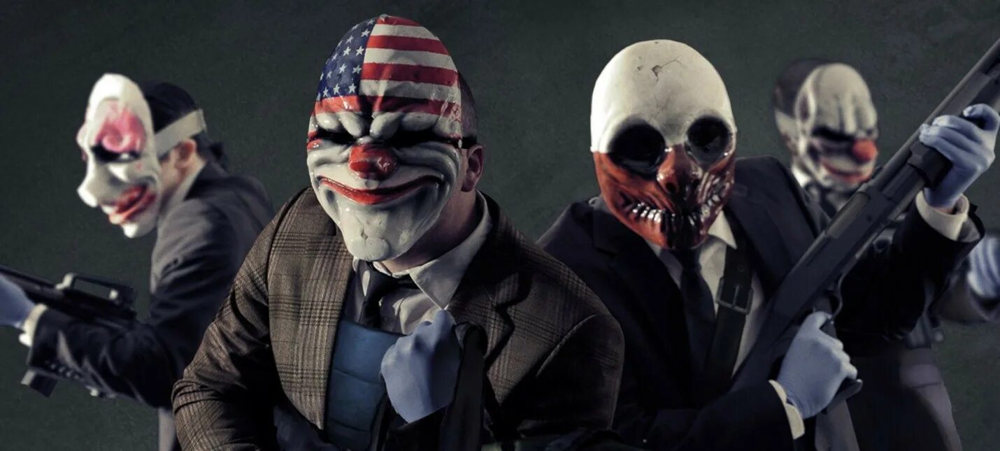 Payday 3 Overkill software. Payday 2 автосалон. Маска ограбление банка