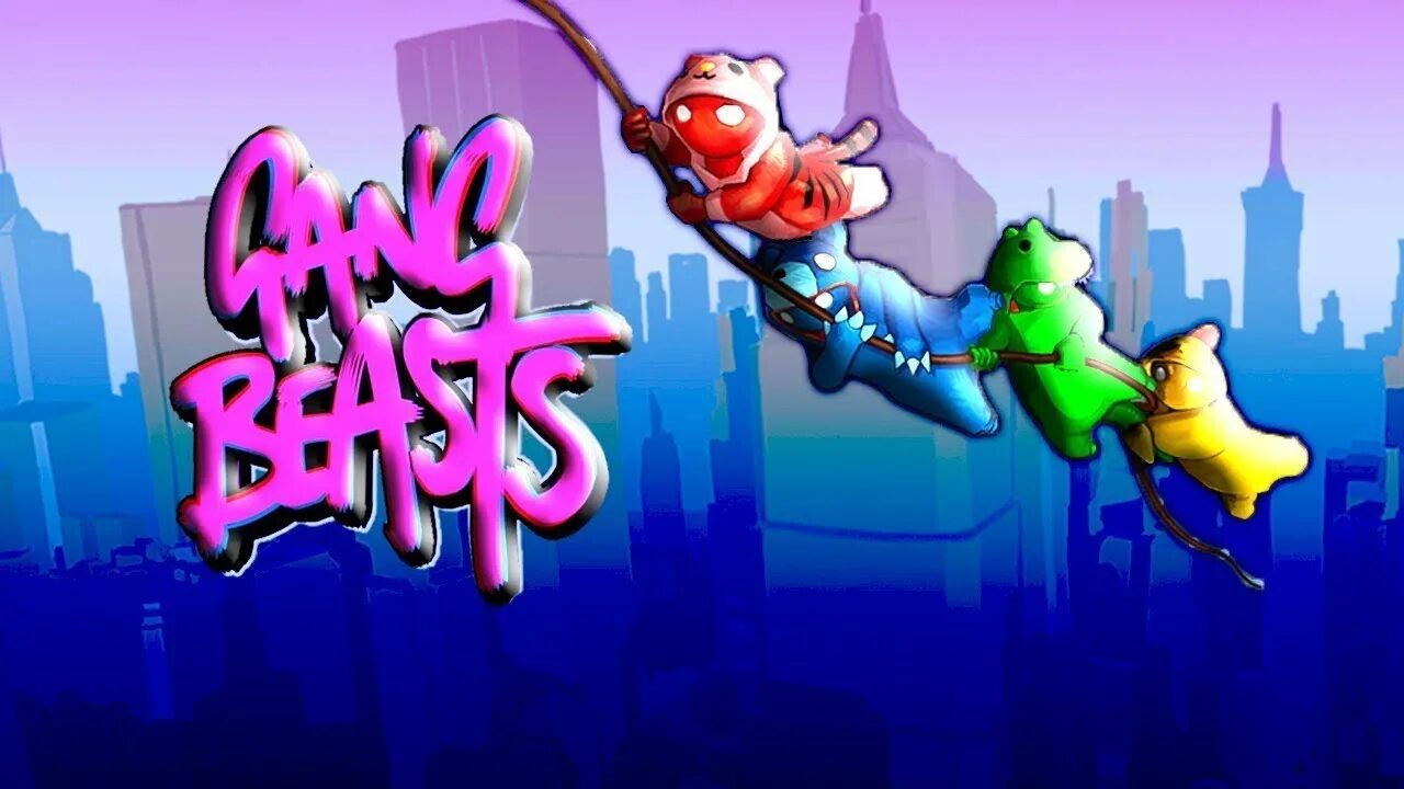 Ганг Бест. Превью для ганг Бист. Ганг Бест игра. Картинки gang Beasts.