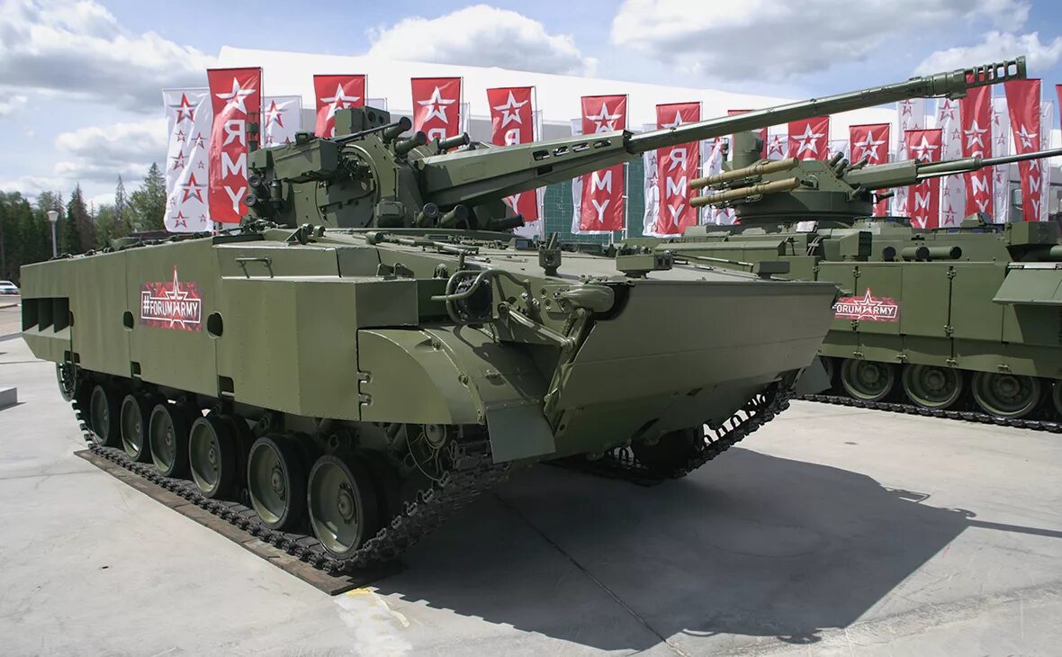Т-15 с ау-220. Беспилотный танк уран-9. Панцирь-с1 арктический. Имр-3м. Бм зрк сосна на шасси бмп-3.