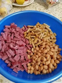 Салат с кириешками без