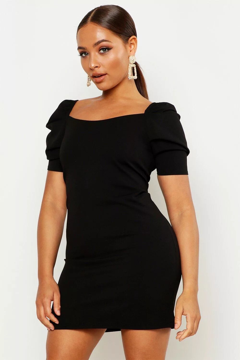 платье с квадратным вырезом и рукав. платье с квадратным декольте. платье puff sleeve dress. платье черное. черное платье с квадратным вырезом и рукавами фонариками.