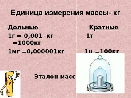 В 1 кг сколько мг массы