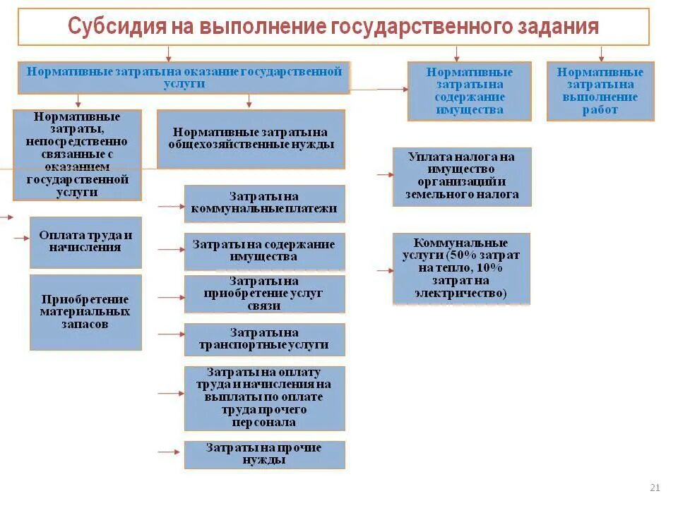 Субсидии на выполнение госзадания