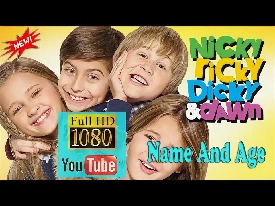 Nicky Ricky Dicky and Dawn. Никелодеон Рики дики. Эйдан Галлахер Рикки Дикки и Дон. Dick name