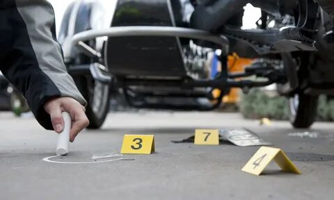 Осмотр дорожно транспортного происшествия
