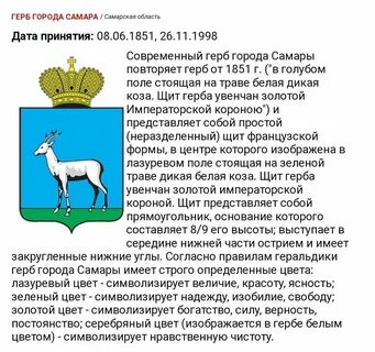 Герб самарской губернии