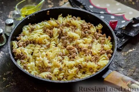 Рецепт куриной печени с макаронами