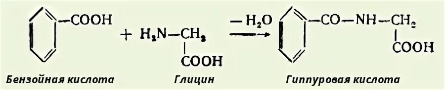 Хвойная кислота. Гиппуровая кислота Синтез. Образование гиппуровой кислоты. Реакция образования гиппуровой кислоты. Гиппуровая кислота биохимия.