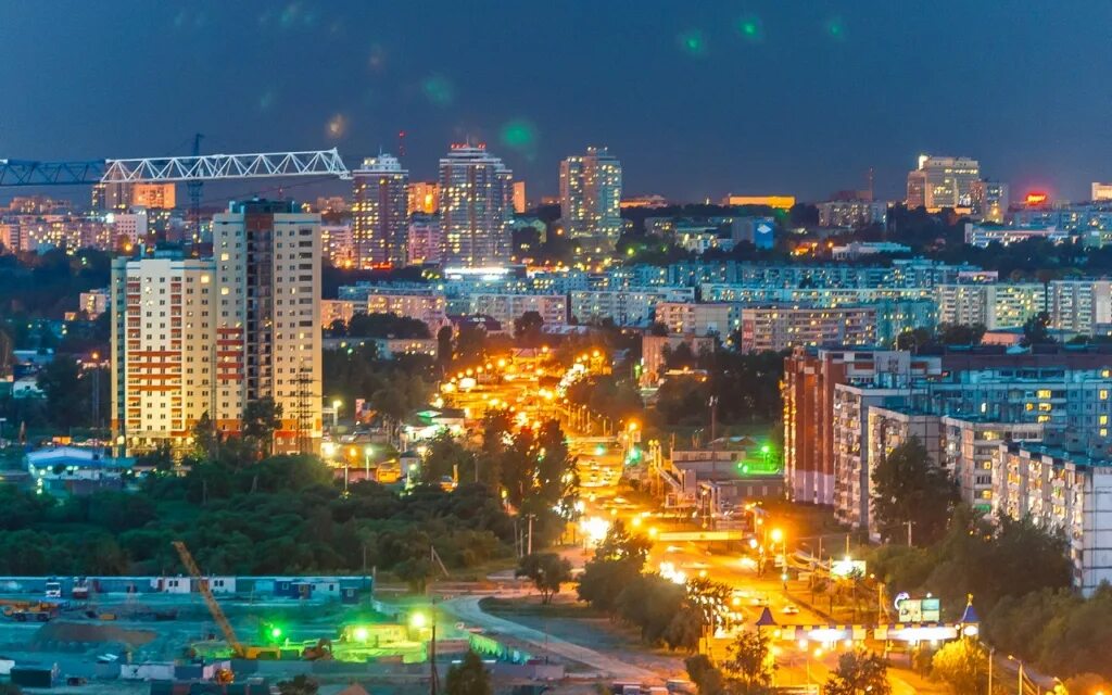 хабаровск ночью