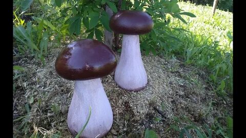 Грибочки для сада своими руками