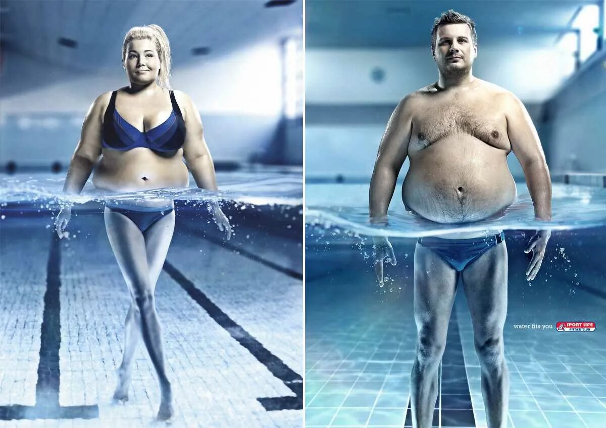 Плавание фигура до и после. Фигура до и после бассейна. Бассейн похудение до и после. Креативная реклама фитнеса.
