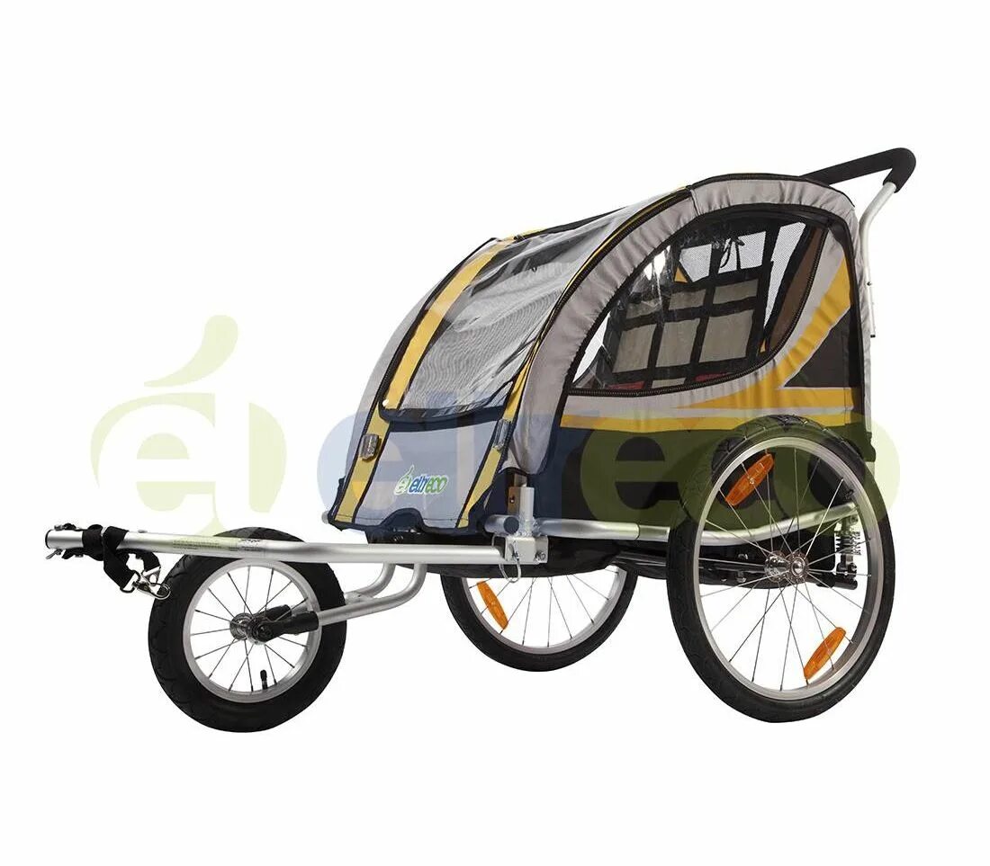 Велоприцепы для детей. Велоприцеп для перевозки детей vic-1302. велоприцеп для перевозки 2-ух детей vic-1302 (bta 19). велоприцеп eltreco. велосипед - прицеп для детей eltreco vic-1303.