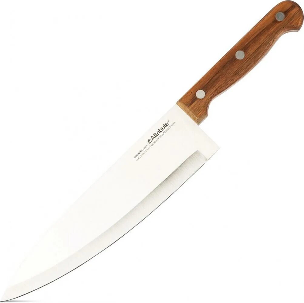 Кухонные ножи 20 см. Атрибьют Кантри нож. Нож attribute. Шеф-нож attribute Кантри. Нож поварской attribute.