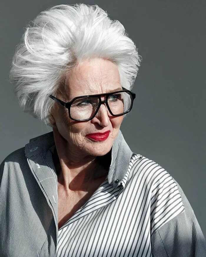 Лицо в 70 лет