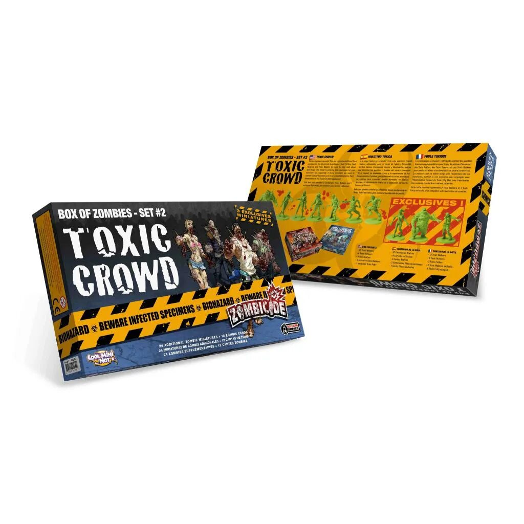 Zombicide Box of Zombies. Зомбицид настольная игра. Toxic Zombie Zombicide. Zombicide Toxic crowd.