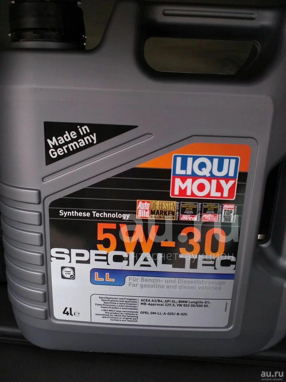 Масло liqui moly 5 30