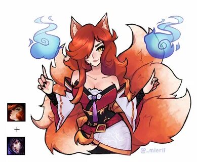 Miss Fortune & Ahri fusion ✨. #LeagueOfLegends. 