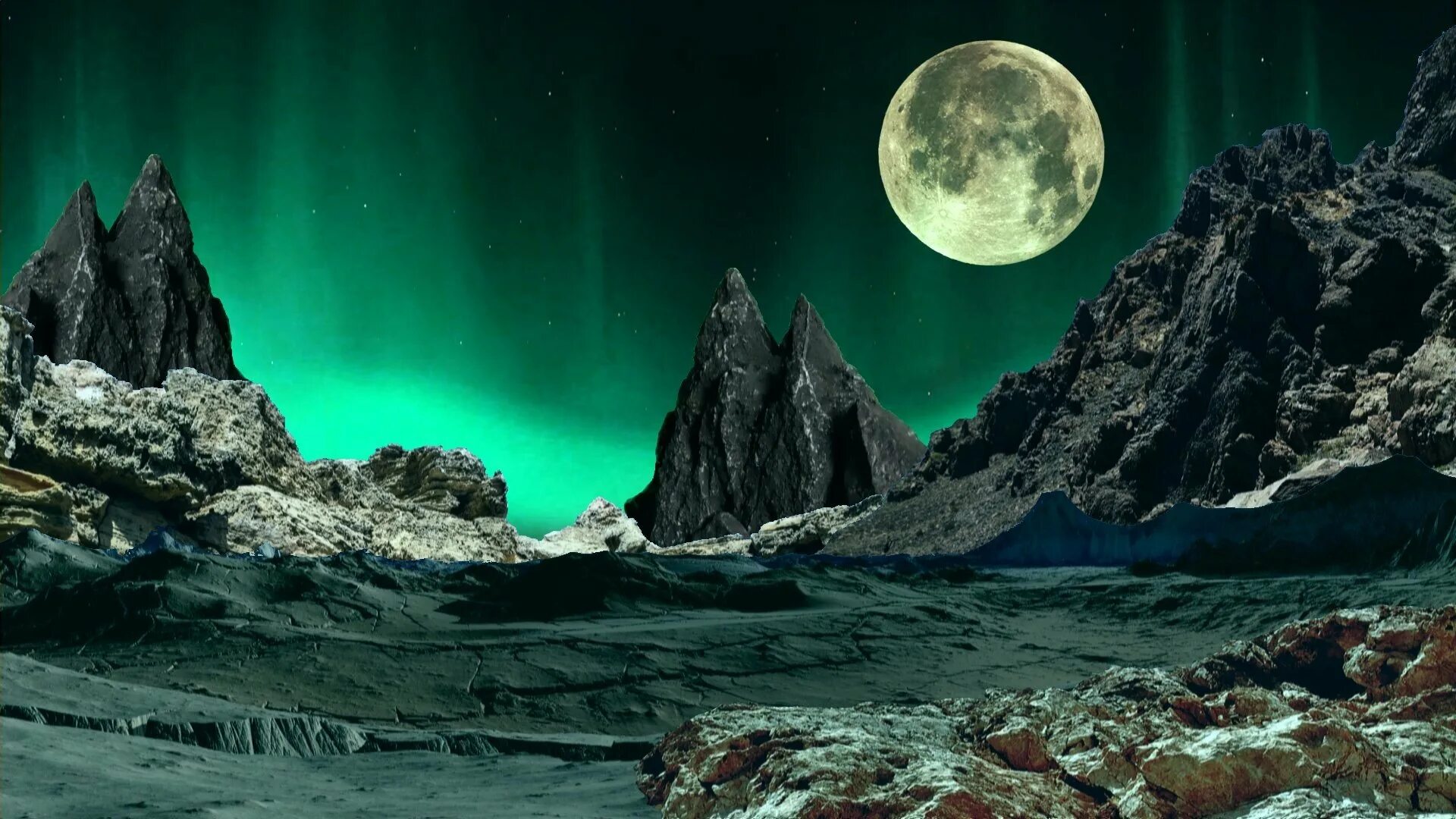 Природа нашей планеты полностью зависит от луны. Космический пейзаж. Лунные горы. Лунная ночь. Лунный пейзаж.