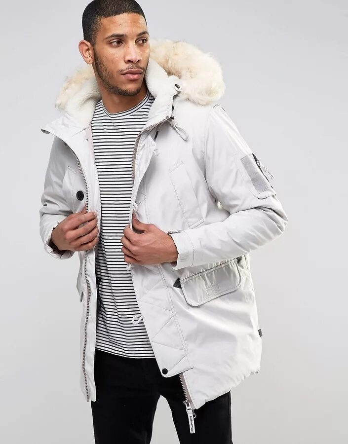 Купить белую парку. Bellfield Parka 2021. Мужская белая парка с мехом dsquared2. Men's Parka with a Faux fur-Hood Jacket. Парка мужская Henderson белая.