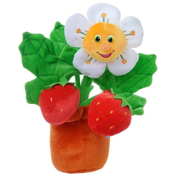 Flower toys. Мягкая игрушка Lava земляника (цветок), музыкальная артикул: 1029127. Мягкая игрушка цветок. Игрушка цветок в горшке. Мягкая игрушка цветок в горшке.