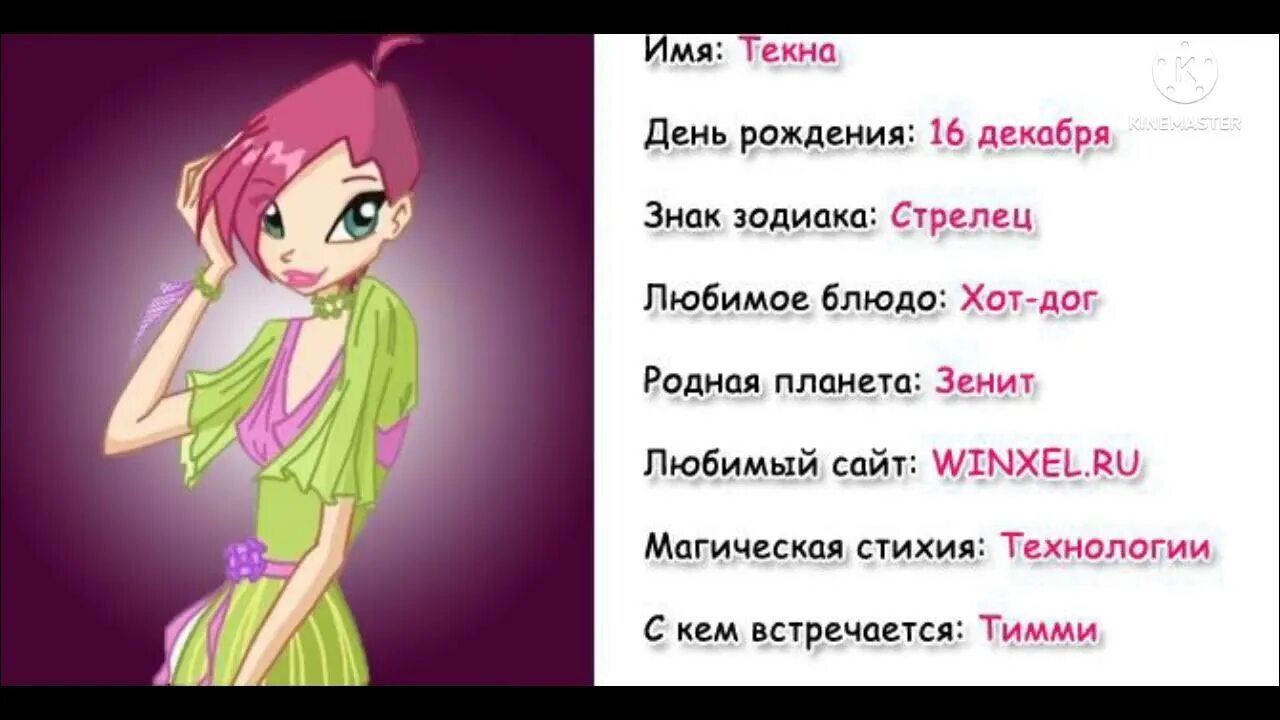 Какая я фея винкс. Текна винкс дата рождения. текна винкс характер. описание текны из винкс. текна из винкс характеристика.