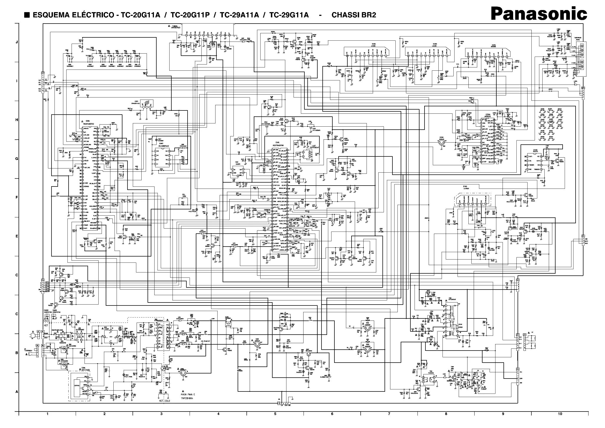 PANASONIC TX-21K1T CH Z-7 Service Manual download, schematics, eeprom, repair in