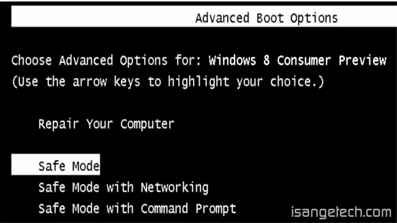 Advanced boot options
