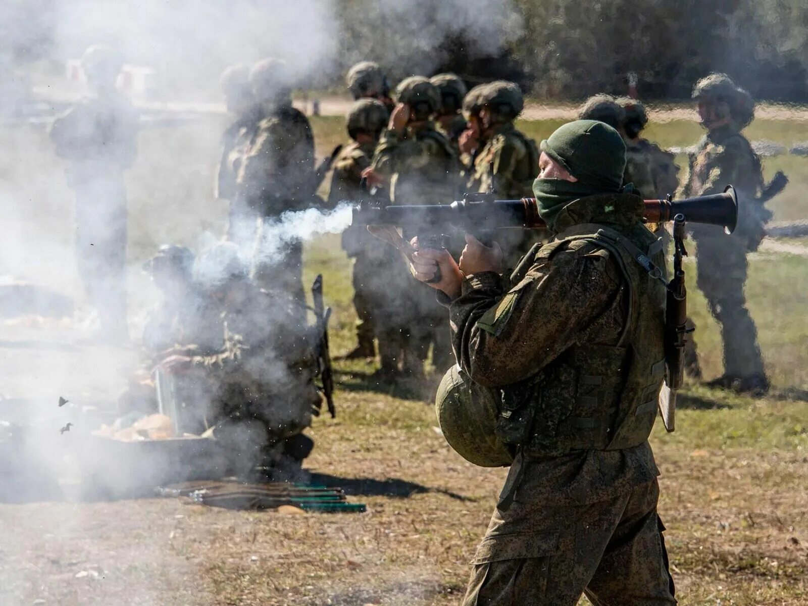 Боевое слаживание мобилизованных. Боевой.