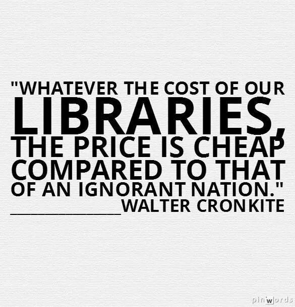 This is our library. Library quotes.