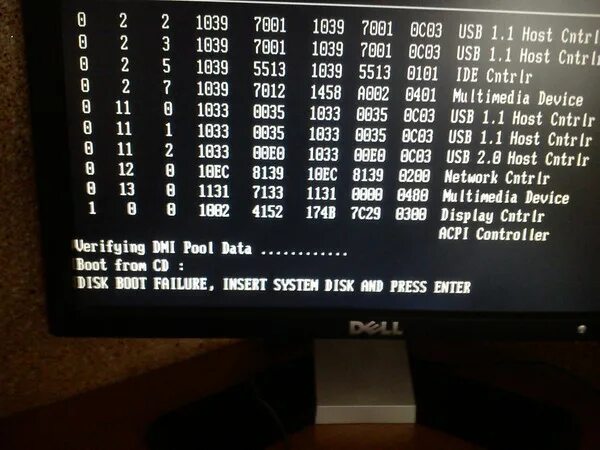 Verifying DMI Pool data и дальше. Disk Boot failure Insert System Disk. Disk Boot failure Insert System Disk and Press enter что делать. Verifying DMI Pool data и дальше не грузит. Dmi pool data