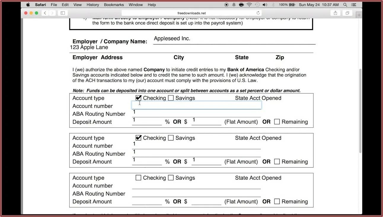 Routing number Bank of America. Bank direct deposit authorization form. Deposit check Bank of America. Ach routing number что это.