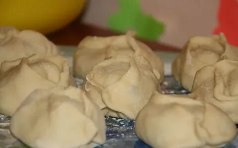 Вкусные манты из свинины