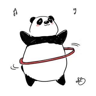 Panda dancing gif