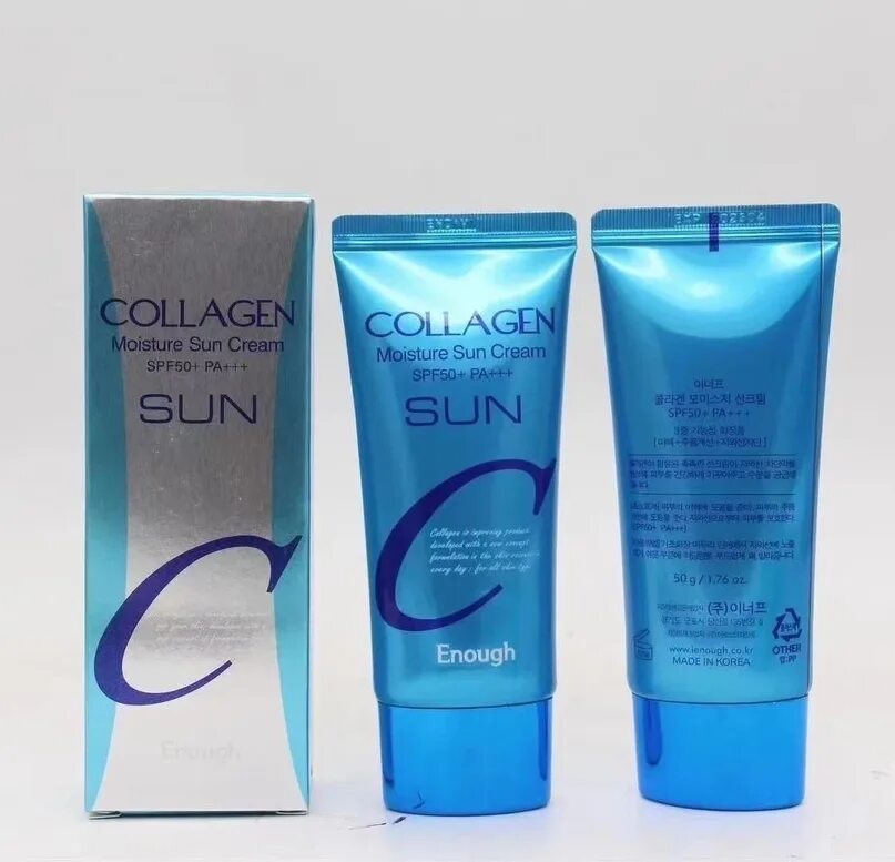 Коллаген sun. Enough крем солнцезащитный Collagen Sun Cream 50мл. Collagen Moisture Sun Cream spf50+ pa+++. Солнцезащитный крем enough Collagen Moisture Sun Cream, 50 мл. Enough Collagen SPF 50.