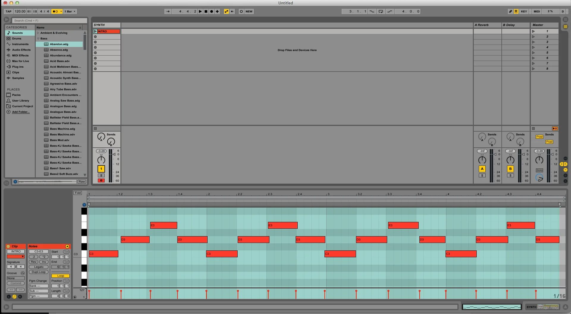Ableton note. Миди синт аблетон. ритм миди аблетон. piano roll ableton. миди сетка аблетон.