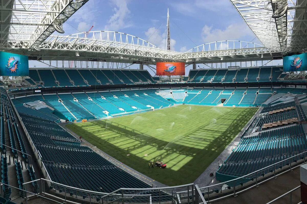 Хард рок Стэдиум. Miami Dolphins Stadium. Hard Rock Stadium Miami. Hard Rock Arena Miami.