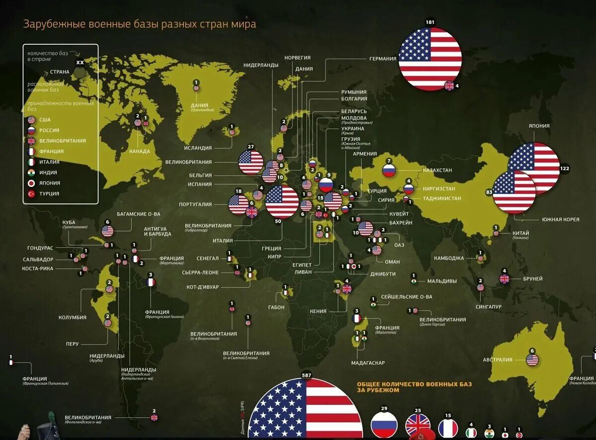Расположение военных баз США В мире карта. Карта военных баз США И НАТО В мире.