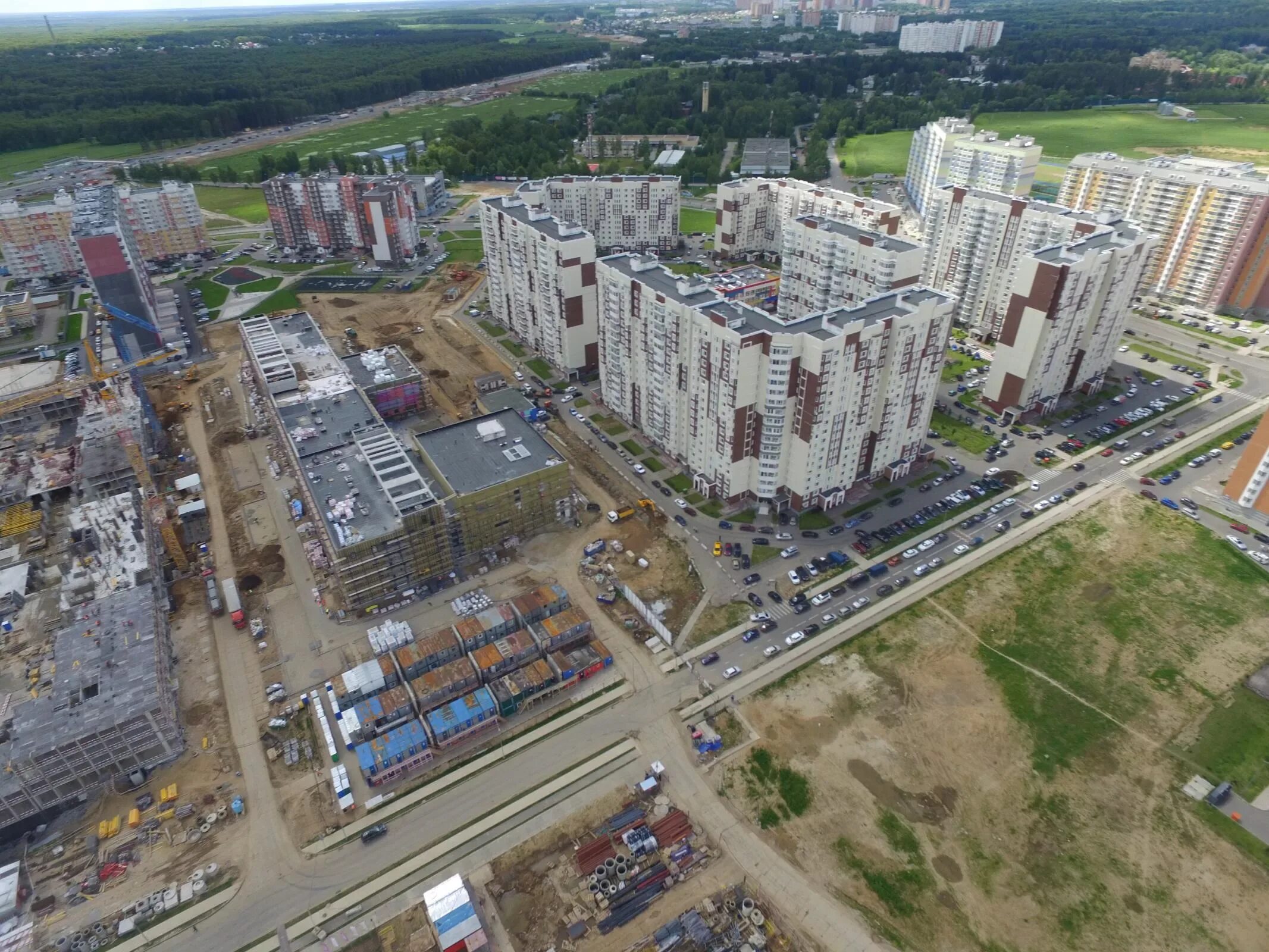 Ход строительства ЖК Район Новые Ватутинки в Новой Москве Pronovostroy