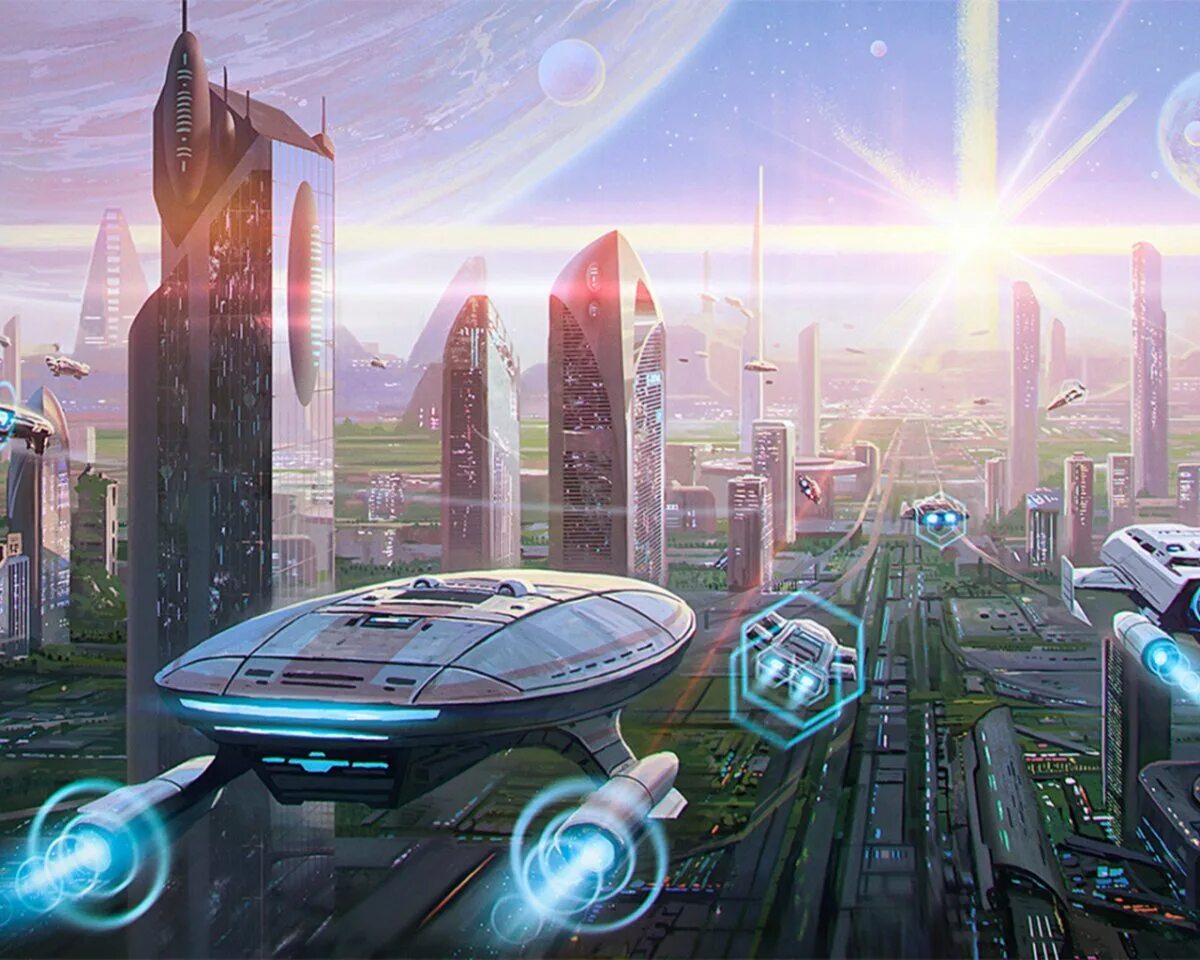 Используйте будущее. Мир в будущем. Москва в далеком будущем. Город будущего с летающими машинами. Мир будущего.