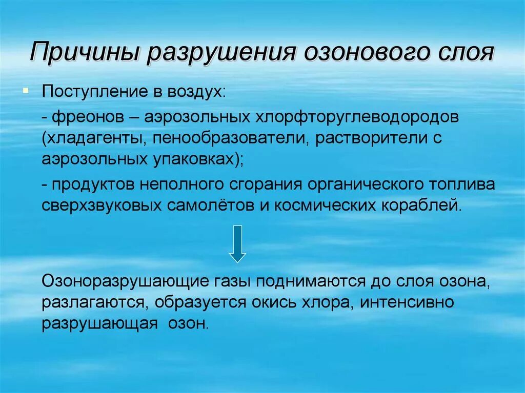 Решения озонового слоя. Назовите причину разрушения озонового слоя. Причины разрешения озлнового сдоя. Причинв разрешения озоновогг слоя. Истощение озонового слоя причины.